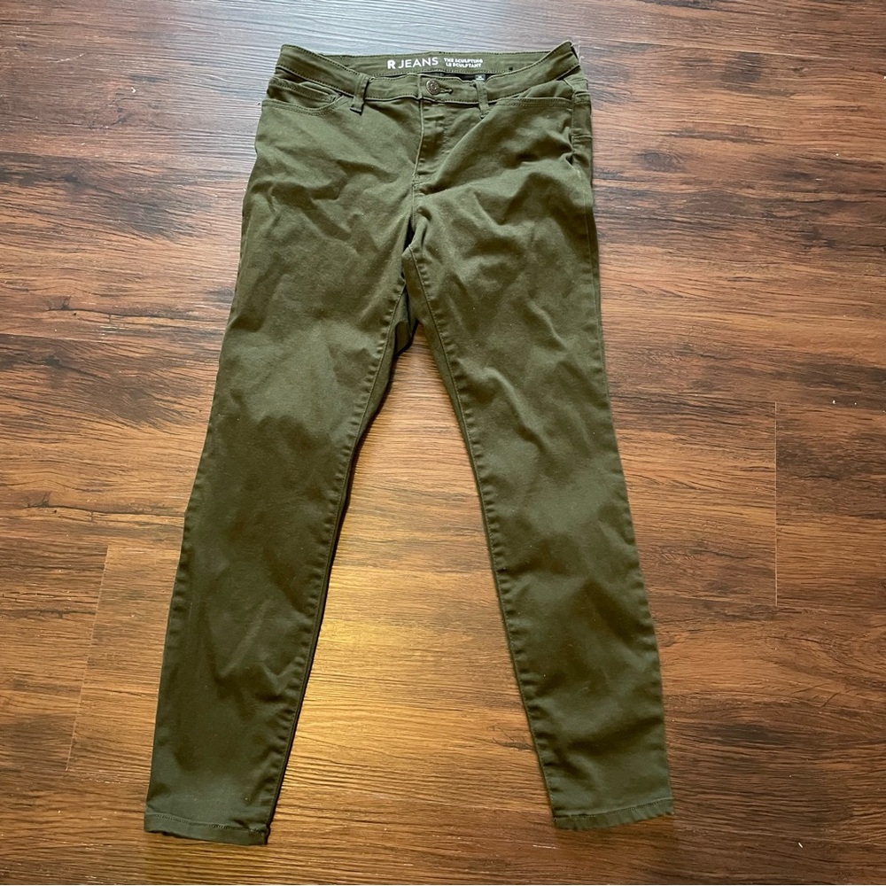 Jeans Forest Green Skinny Pants